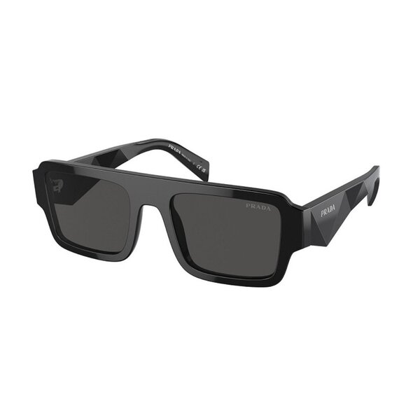 NEW PRADA PRA05SF 16K08Z  SUNGLASSES PRA05S 16K08Z BLACK SPR A05 PRADA EYEWEAR - Picture 1 of 4
